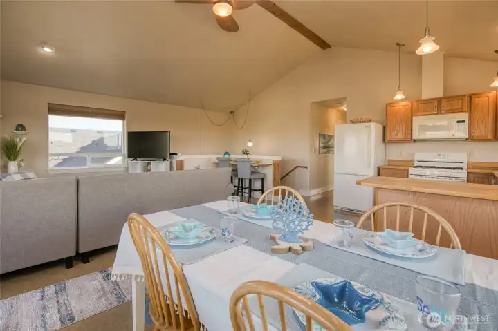 Large dining area
