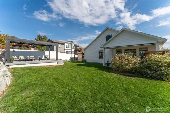 Beautiful backyard with space for pool!