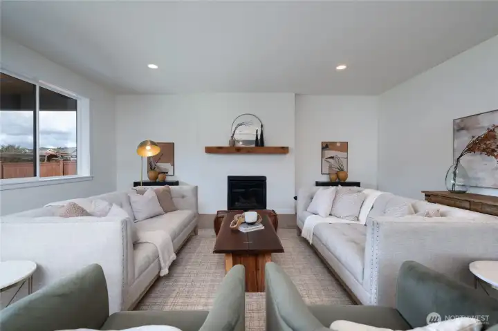 Living Area - Pics are of a different 3049 plan. Features and colors may differ.