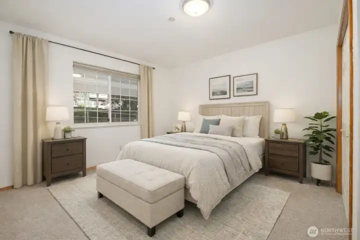 Virtual Staging Second Bedroom