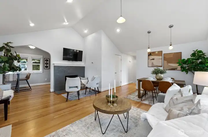 Large great-room for flexible living