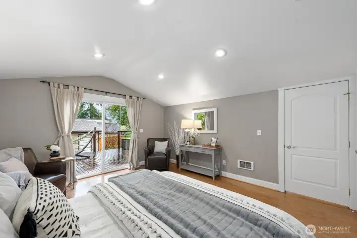 Slider to back deck.