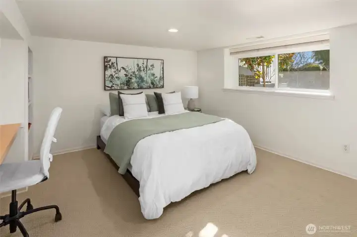 Fourth bedroom on lower level
