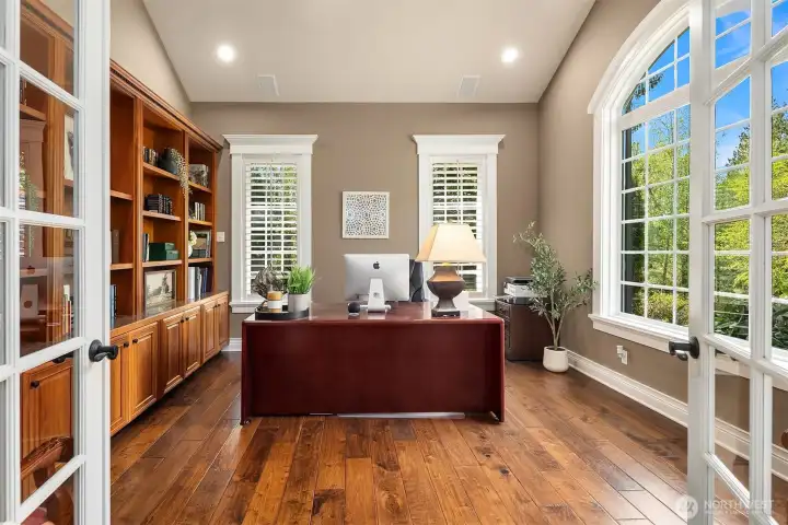 Office with built ins
