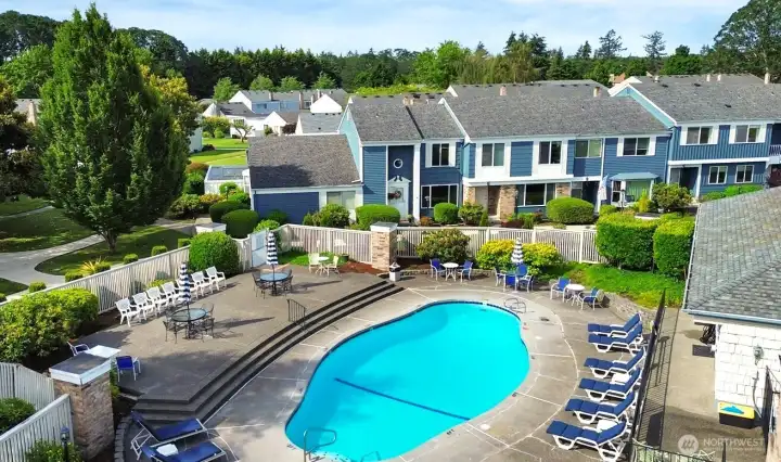 Pool area is quite spacious so you won't feel crowded.