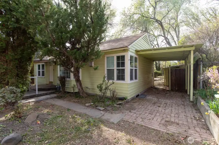 Front.  Carport