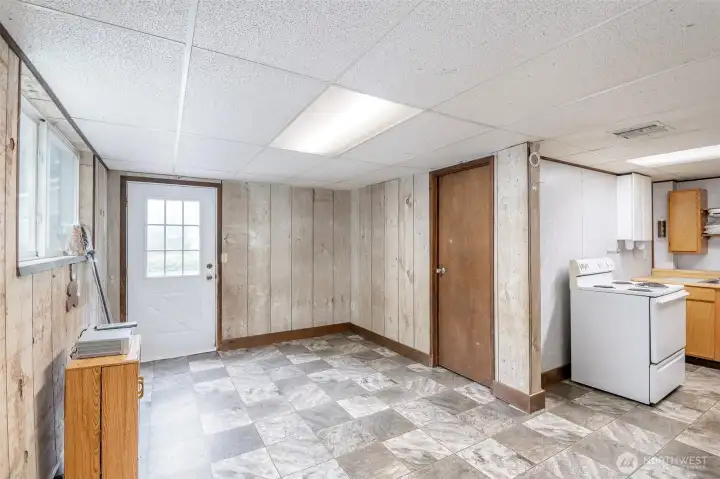 Bottom floor, own access and kitchenet area.