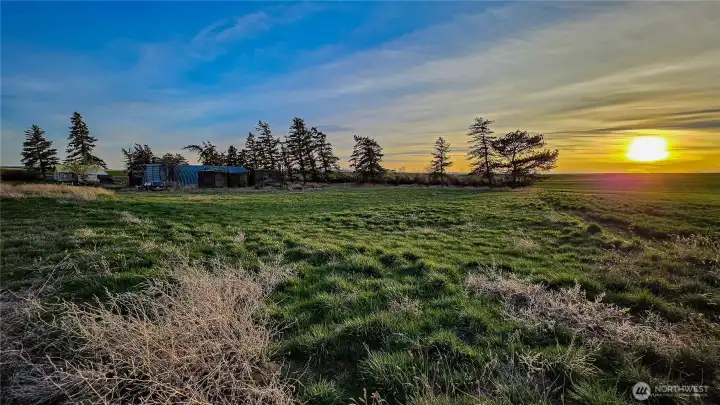 Looking SW from the NE corner: Take in the true scale of this truly amazing property. Offering 1.99 acres of absolute freedom and 100% usable land, it is the ultimate blank canvas Waterville has to offer.