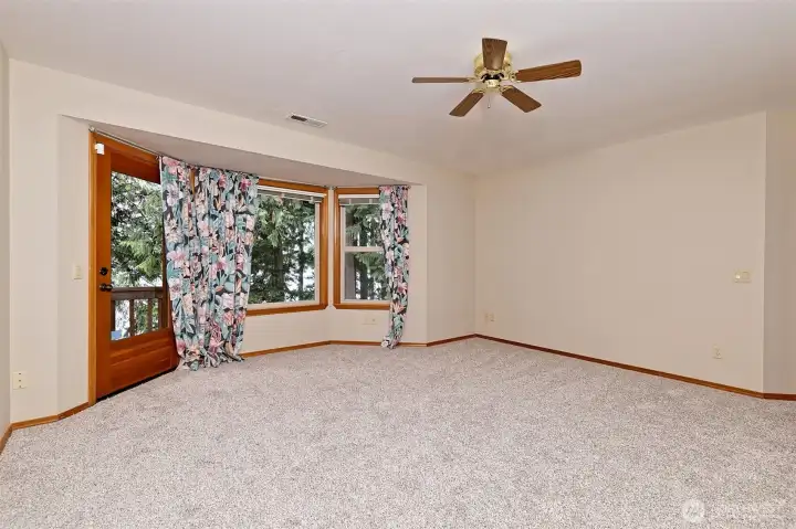 The Primary bedroom upstairs The Primary bedroom upstairs