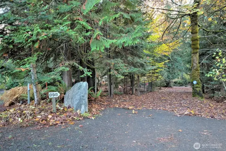 Nice gated entry leads to this private sanctuary Nice gated entry leads to this private sanctuary