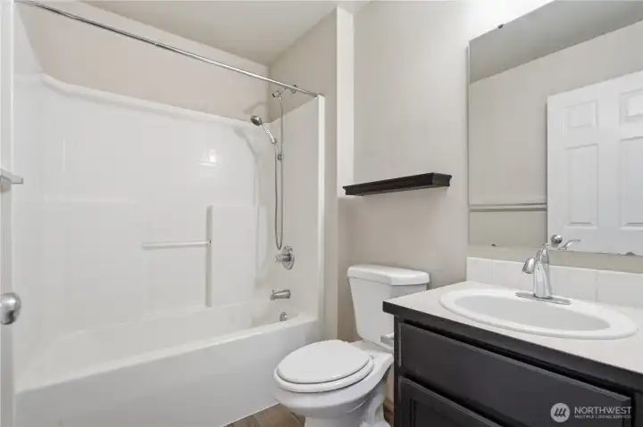 Upstairs hallway bathroom