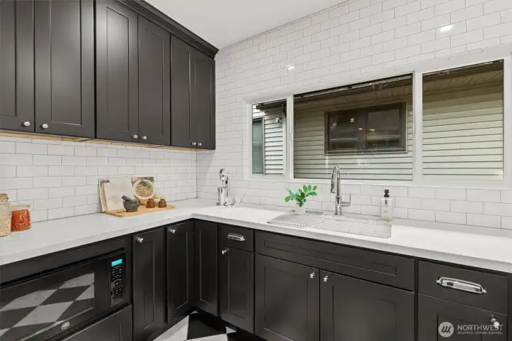 Butler pantry.