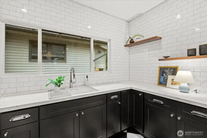 Butler pantry.