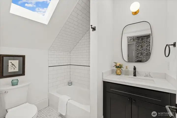 2nd Bathroom upstairs.