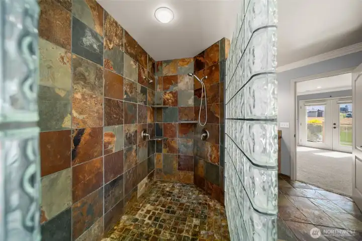 Walk-In Shower In Primary Bath