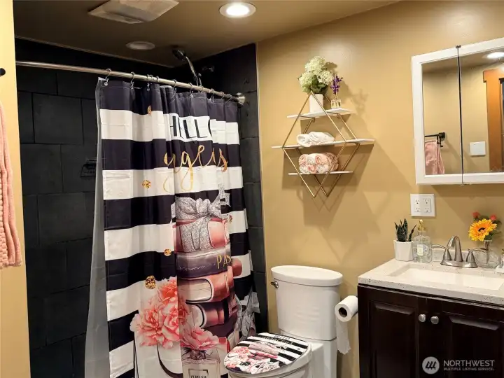 3-Quarter Bath Shower in The Basement W/Tile around..! 3-Quarter Bath Shower in The Basement W/Tile around..!