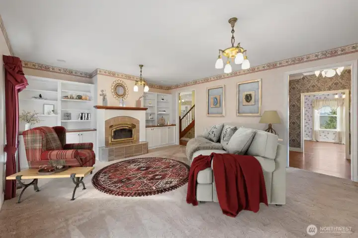 living room virtually stated