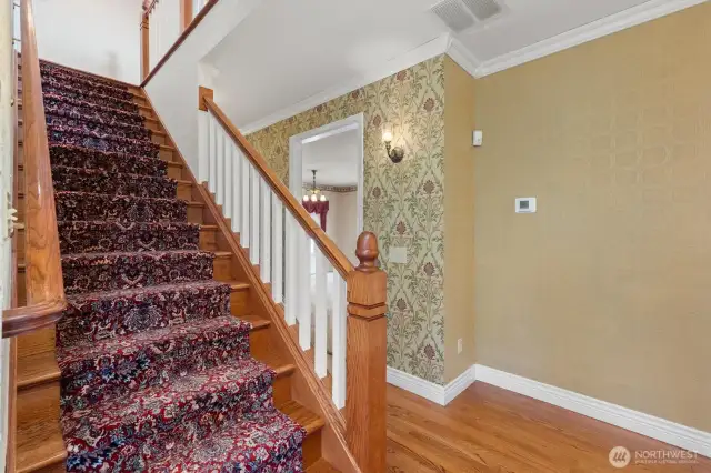 Stairs to upper