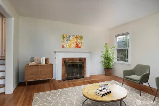 Virtually Staged  Living Room