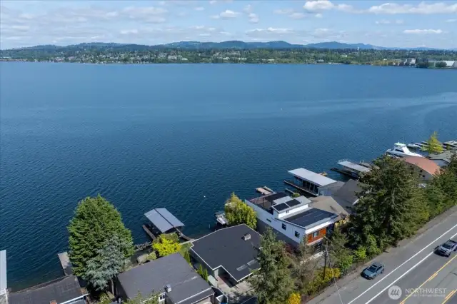 Aerial- Notice the New Roof!