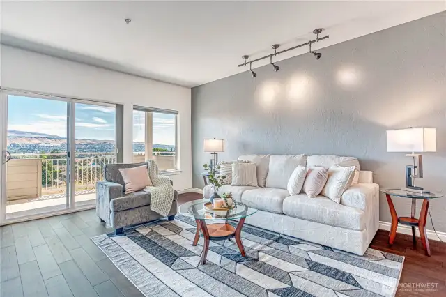spacious living room