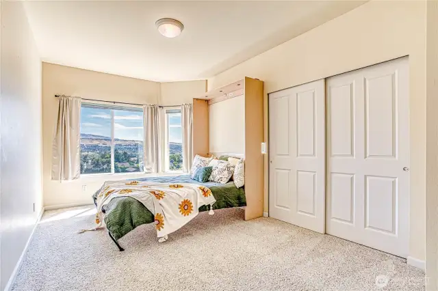 guest bedroom w murphy bed