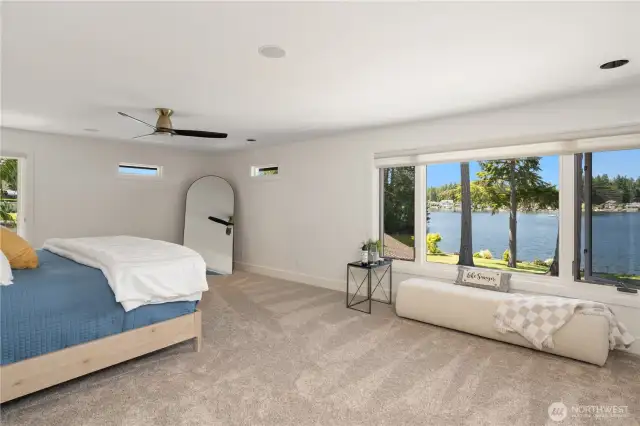 The Primary Suite’s primary concern is that you have view corridors and it does not disappoint!