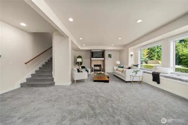 Head upstrairs to find a spacious bonus room with a full bathroom!