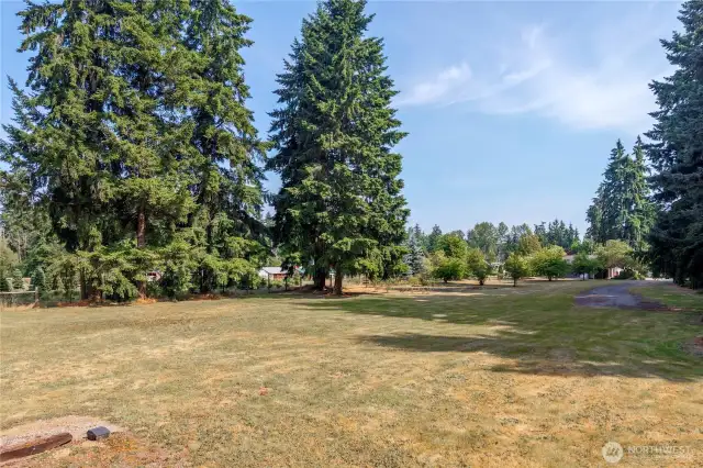 This lot spans nearly 2 acres and is flat!