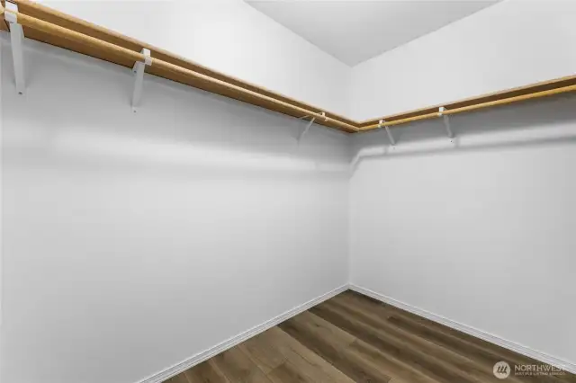 Primary walk-in closet