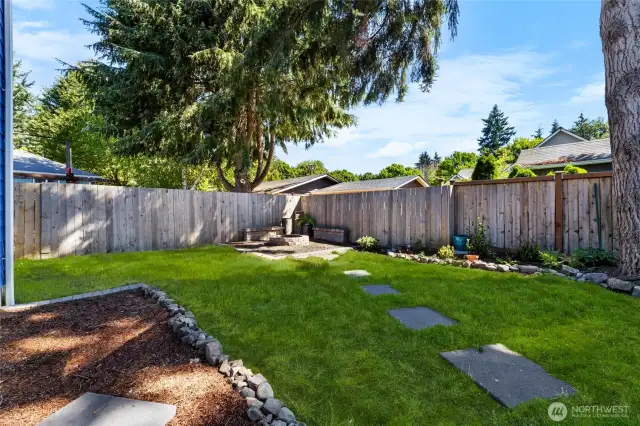 Partially fenced with so much space