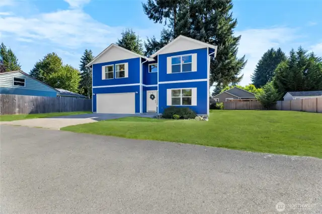 Beautiful, completely updated 2016 home with a huge, private lot