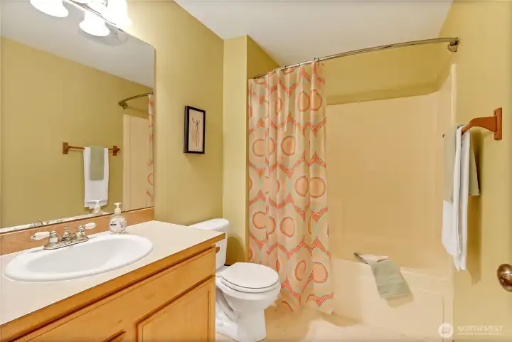 Upstairs main hall bathroom