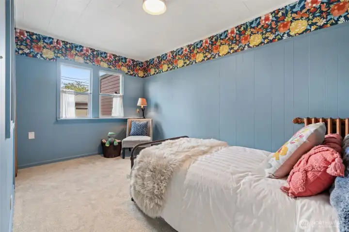 Updated bedrooms designed for flexible use and comfort.