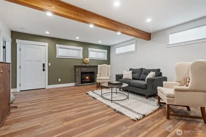 Bonus space ideal for office, guest suite, or Airbnb.
