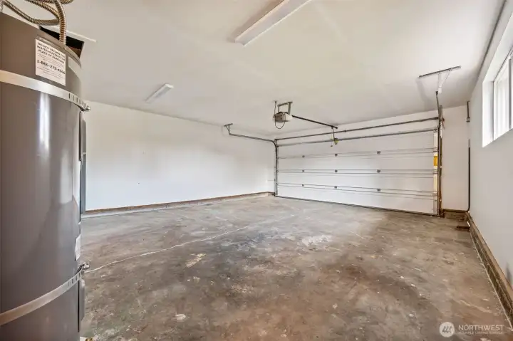 Attached garage