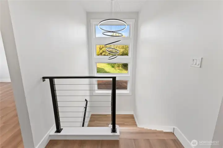 Steel cable railing