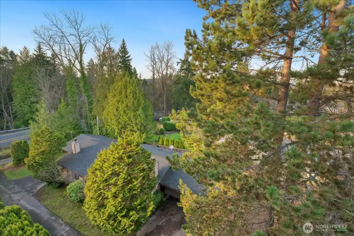 View outside of the 2nd bedroom window.