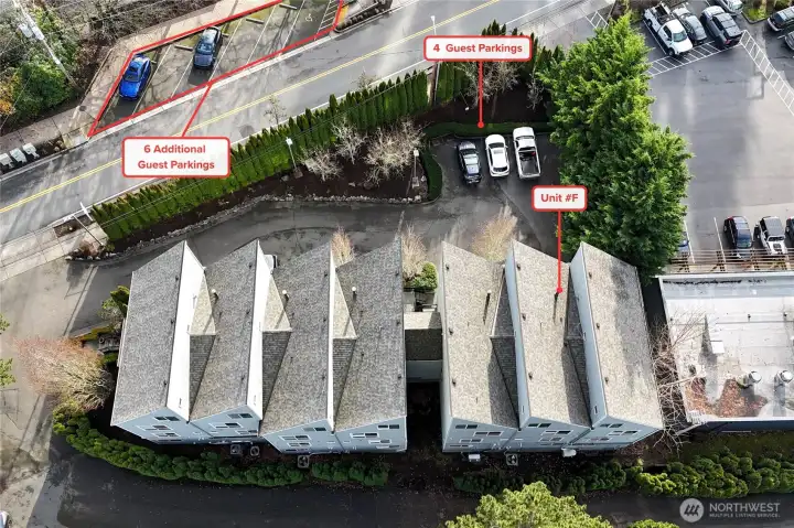 Plenty of on-site and off-site guest parking right in front.