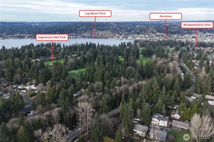 Minutes to parks, trails, golf, downtown, Lake Washington, Sammamish River.