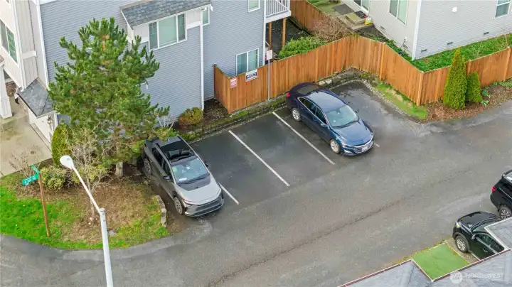 Nearby guests parking