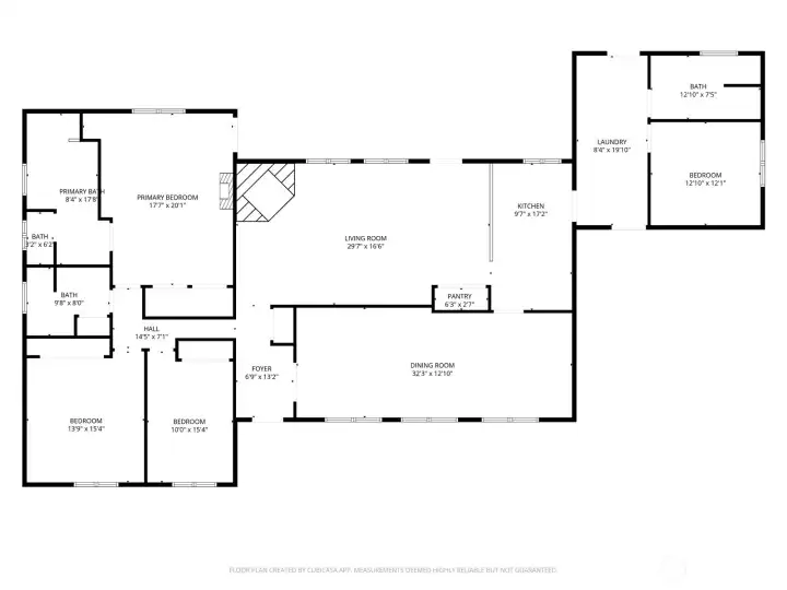 Flor plan of the house. To help you find your way around.