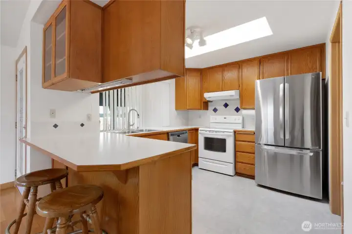 Kitchen with eating space