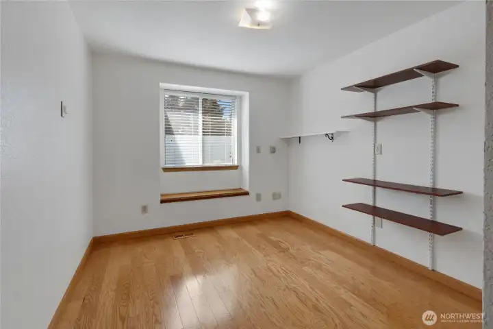 Bedroom 1 with heating hardwood floors