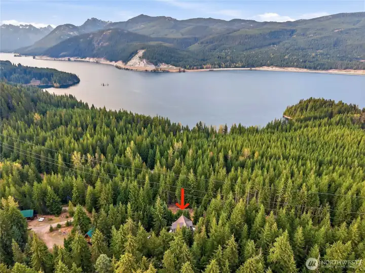 Near Lake Kachess and Surround by Timber