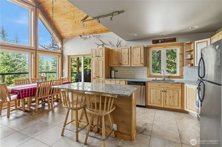 Great Room Open to the Kitchen