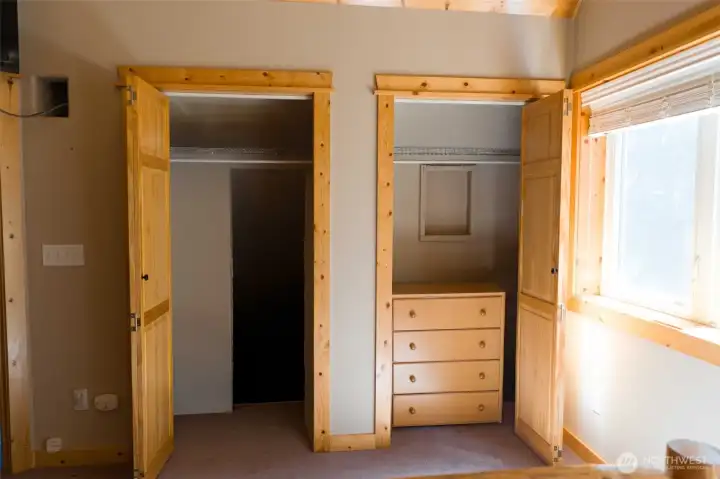Primary Bedroom Closets