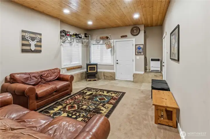 Family Room/Rec Room at Lower Level