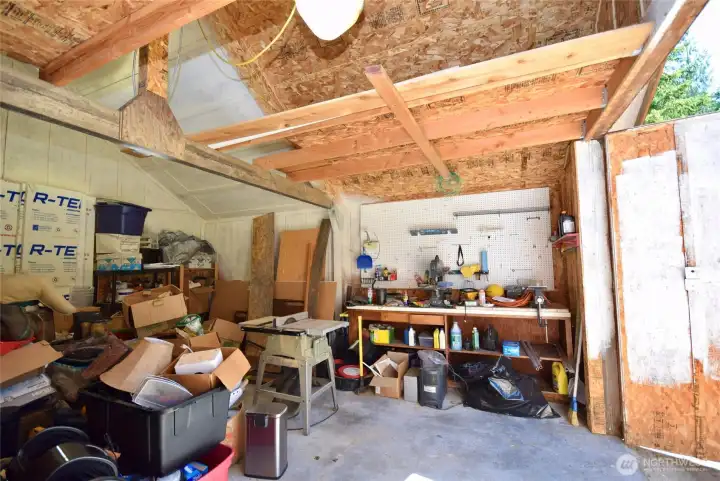 inside detached garage/shop