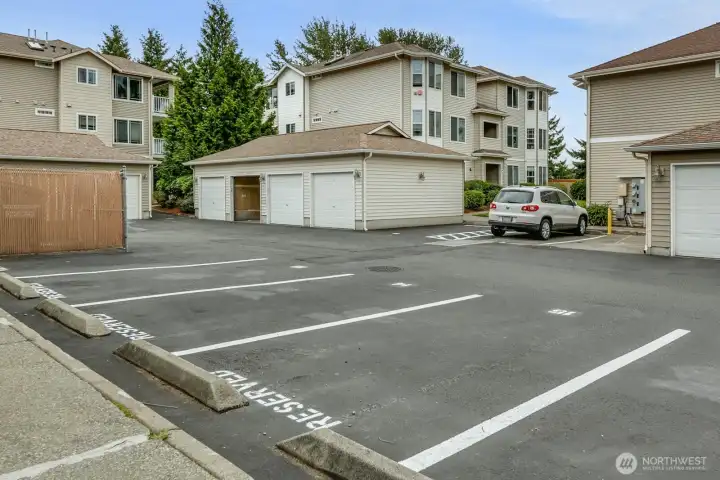 Condo Building Showing Garage Location